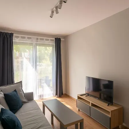 Apartament Z Ogrodkiem Przy Pl Grunwaldzkim Lägenhet *